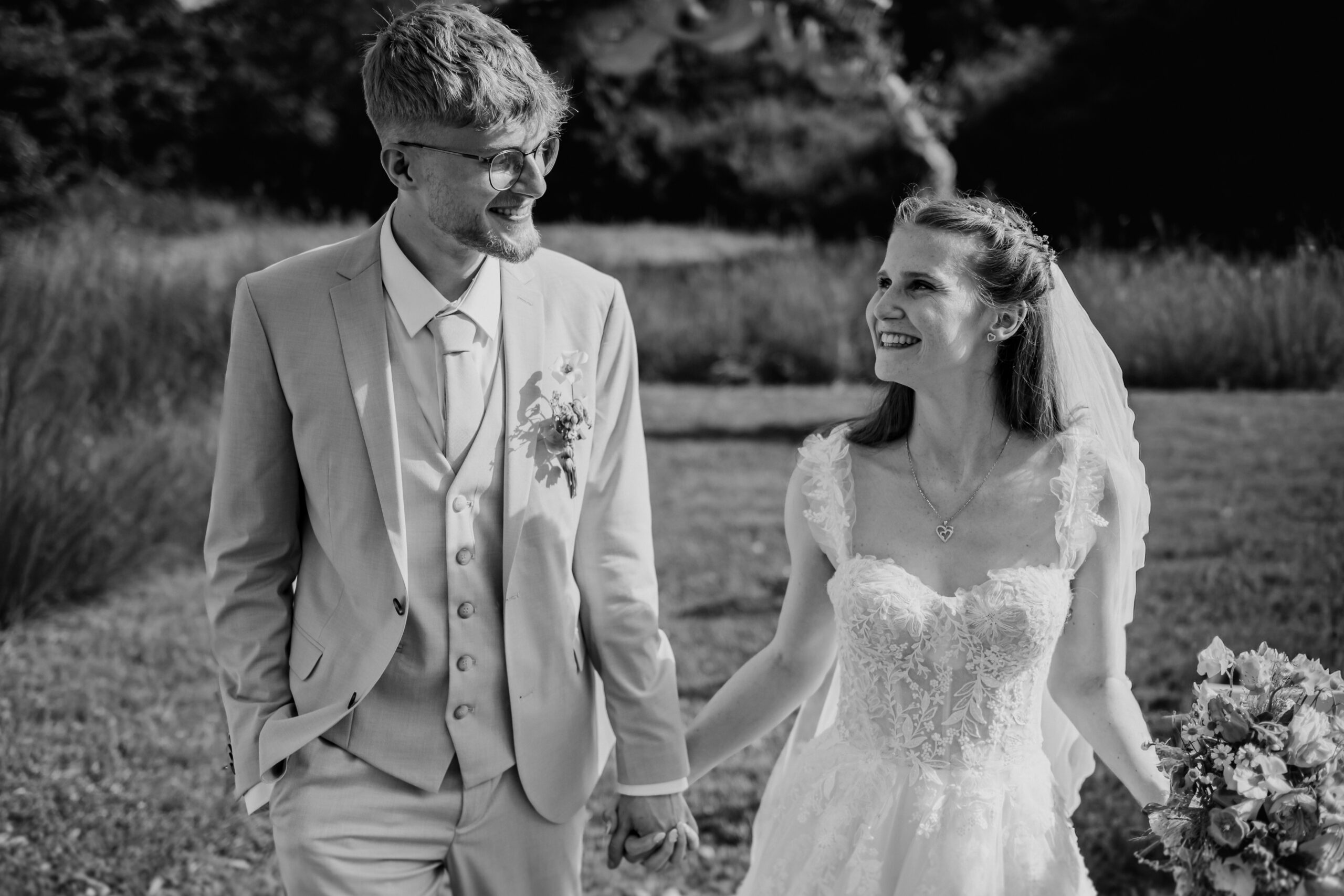 Lea & David bei ihrer Hochzeit
